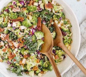 healthy kale broccoli salad