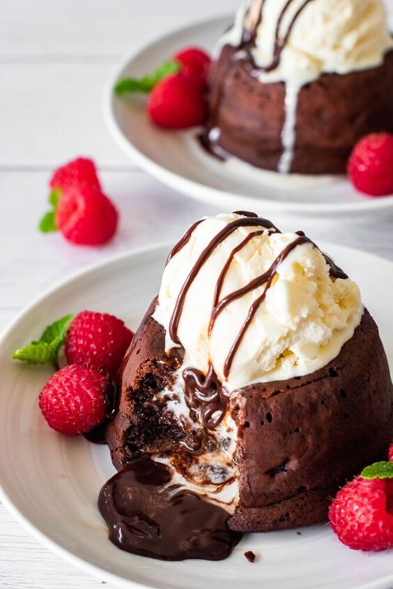 chocolate lava cake for two
