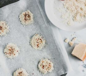 baked parmesan crisps