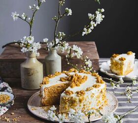 carrot cake with cheesecake swirl