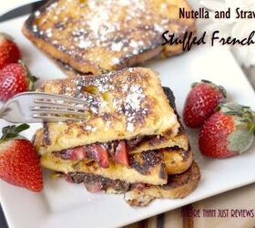 Nutella and Strawberry Stuffed French Toast Recipe ⋆ by Pink