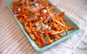 Roasted Carrot Feta Salad