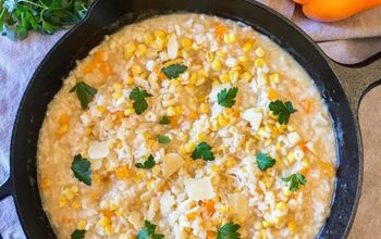 Pepper and Sweet Corn Skillet Risotto