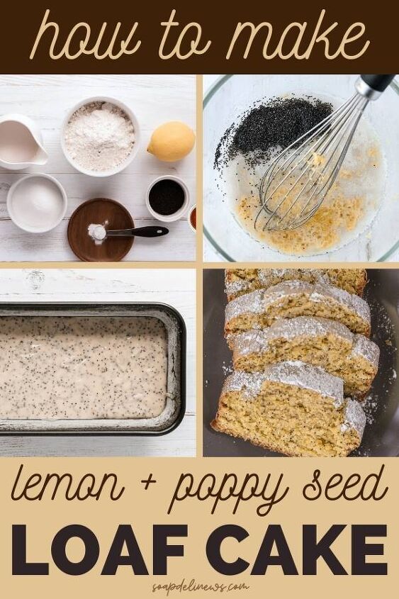 lemon poppy seed loaf cake recipe citrus inspired vegan dessert
