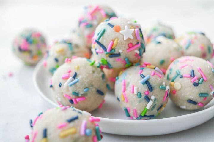 cake batter protein balls