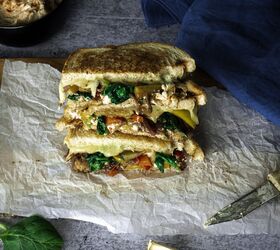 Vegetable Sandwich With Balsamic Glaze