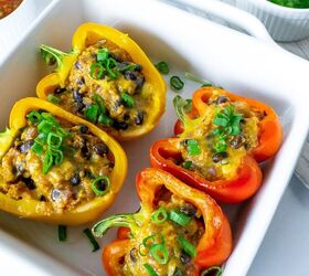 easy vegetarian stuffed bell peppers