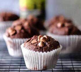 double chocolate olive oil muffins