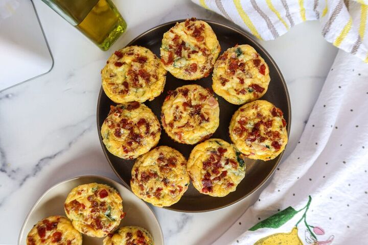 10 keto easter recipes, Ham And Cheese Quiche Cups