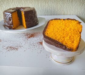 Lava cake - Carrot cake with classic brigadeiro - Lets Bake