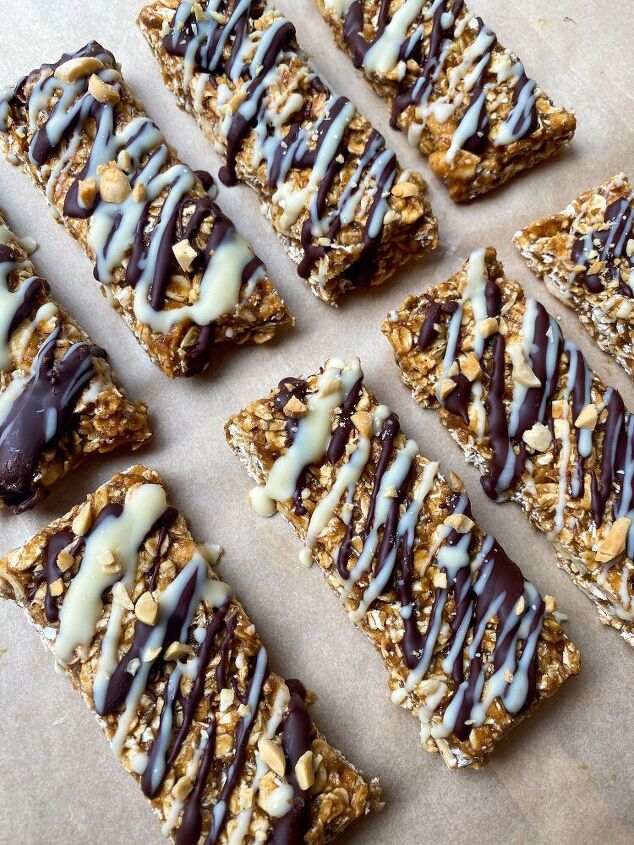 5 ingredient salted peanut butter granola bars