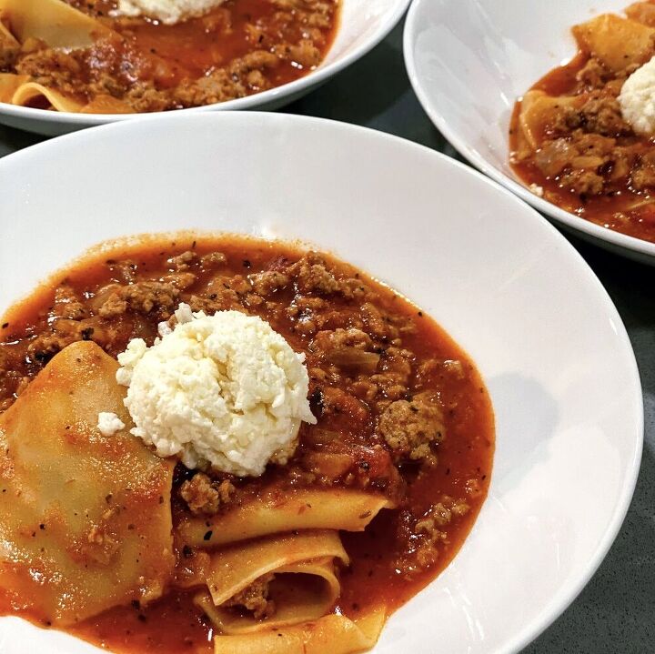 s top 10 soups to make on a snow day, One Pot Lasagna Soup