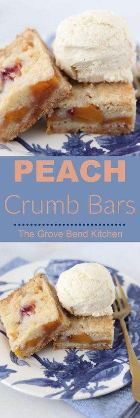 peach crumb bars