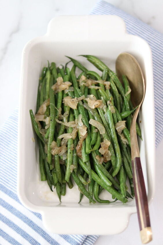 french green beans with shallots