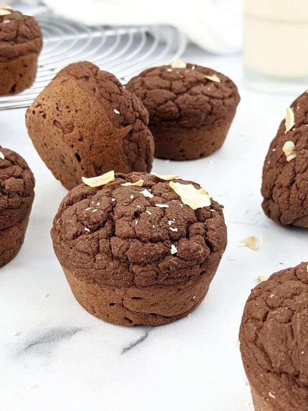 amazing keto chocolate protein muffins with coconut flour