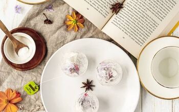 Green Tea Bombs Recipe With Edible Flowers