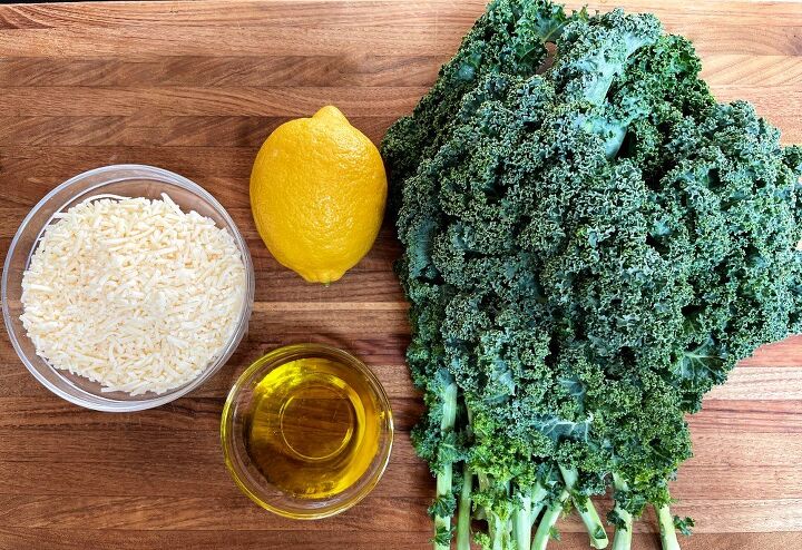 crunchy kale parmesan salad