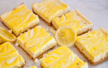 White Chocolate Lemon Cheesecake Bars