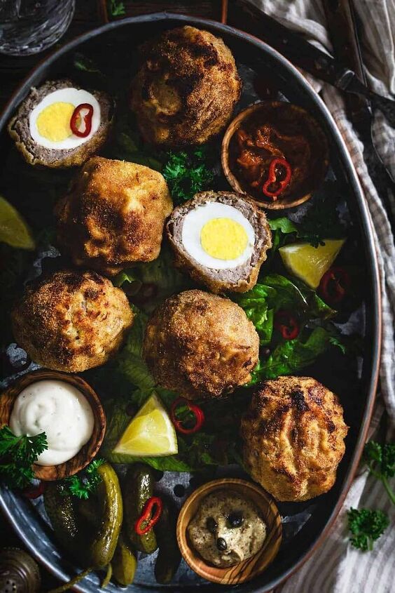 quick and easy air fryer scotch eggs