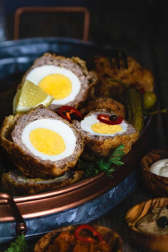 quick and easy air fryer scotch eggs