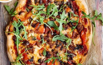 Sausage Mushroom Pepper Pizza