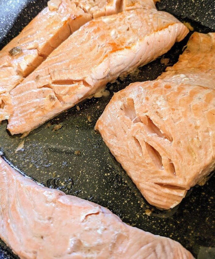 creamy garlic salmon