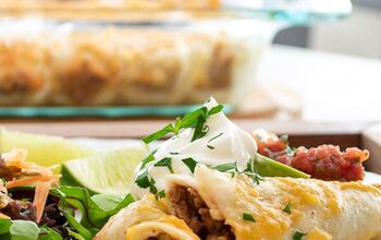Easy Beef and Bean Enchiladas