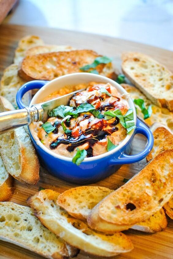 baked tomato and goat cheese dip