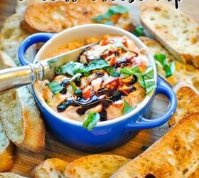 baked tomato and goat cheese dip