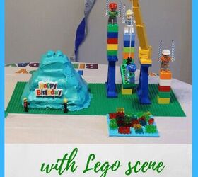 lego cake fondant brick version