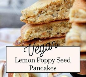 vegan lemon poppy seed pancakes