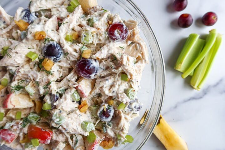 greek yoghurt chicken salad high protein low carb, Greek Yoghurt Chicken Salad