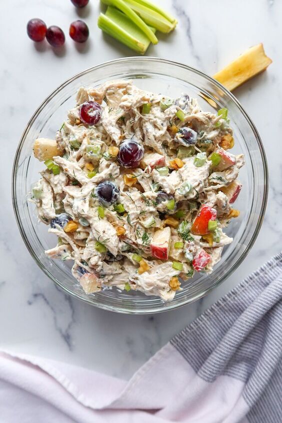 greek yoghurt chicken salad high protein low carb, Greek Yoghurt Chicken Salad