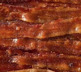maple candied bacon recipe, The simple recipe for candied bacon strips is ready in less than an hour