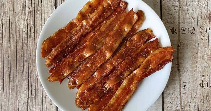 maple candied bacon recipe, Maple candied bacon ready for the takin