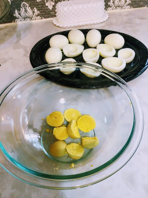 easter and deviled eggs