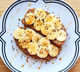 s 7 easy healthy breakfast recipes for your family, Peanutbutter Banana Toast