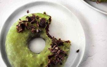 Chocolate Matcha Almond Flour Donuts