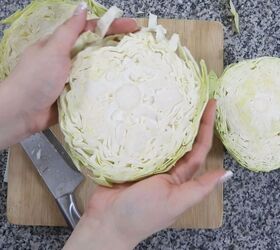 Roasted Cabbage Steaks With Dijon Sauce-image