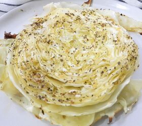s 3 delicious and filling low carb meals, Roasted Cabbage Steaks With Dijon Sauce