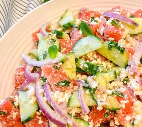 refreshing watermelon salad