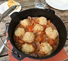 Camping Dutch Oven Chicken and Dumplings