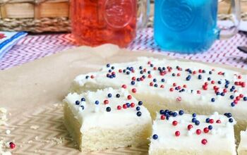 Sugar Cookie Bars With Cream Cheese & Classic Buttercream Frosting.