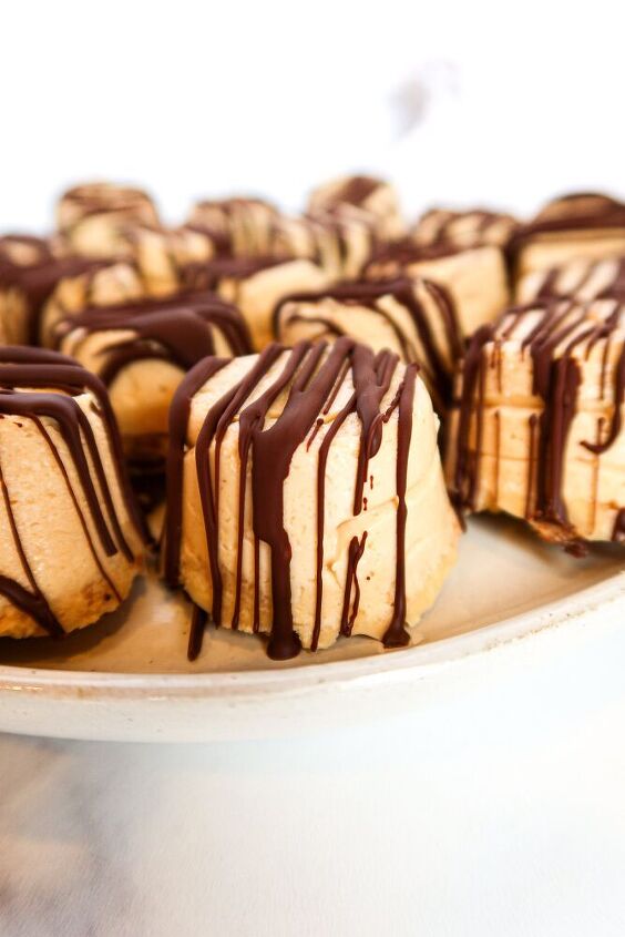 chocolate peanut butter cheesecake bites no bake, Chocolate Peanut Butter Cheesecake Bites