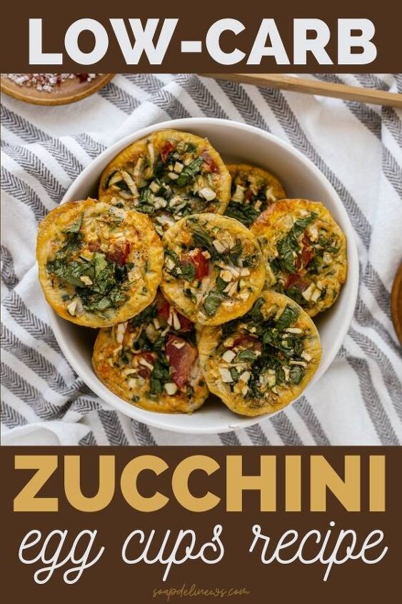 healthy zucchini egg cups recipe low carb breakfast idea