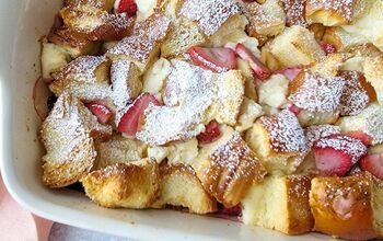 Make Ahead Strawberry Cream Cheese French Toast Casserole