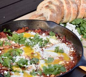 Middle East meets Southwest in this hearty egg dish that packs a kick