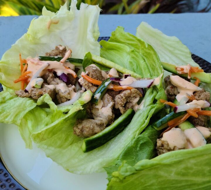 bahn mi lettuce wraps