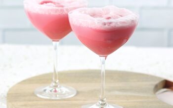 Raspberry Champagne Float