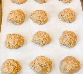 pillowy soft sourdough sugar cookies, balls of raw cookie dough